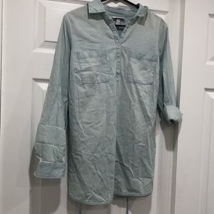 Jean long sleeve dress